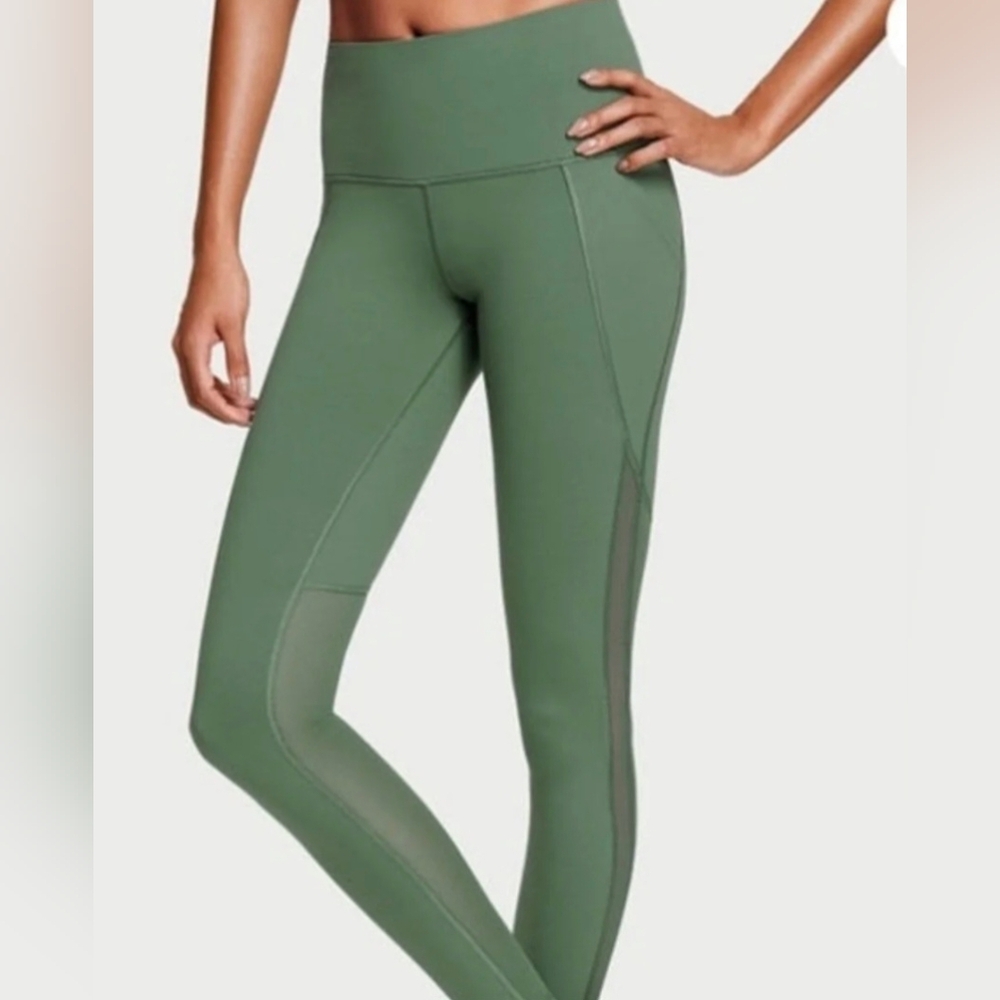 💋VICTORIA SECRET Women's Green High-Waisted Leggings💋